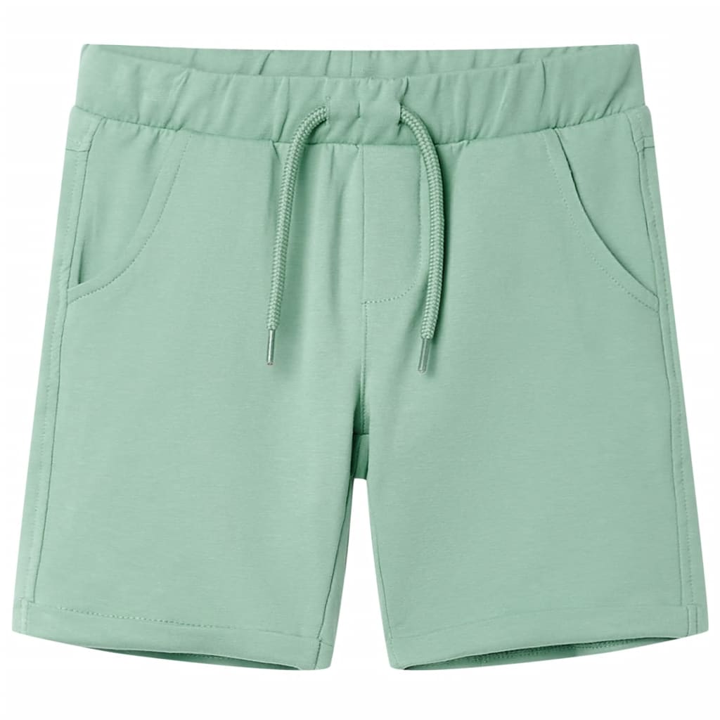 Szorty dziecięce ze sznurkiem, jasne khaki, 104