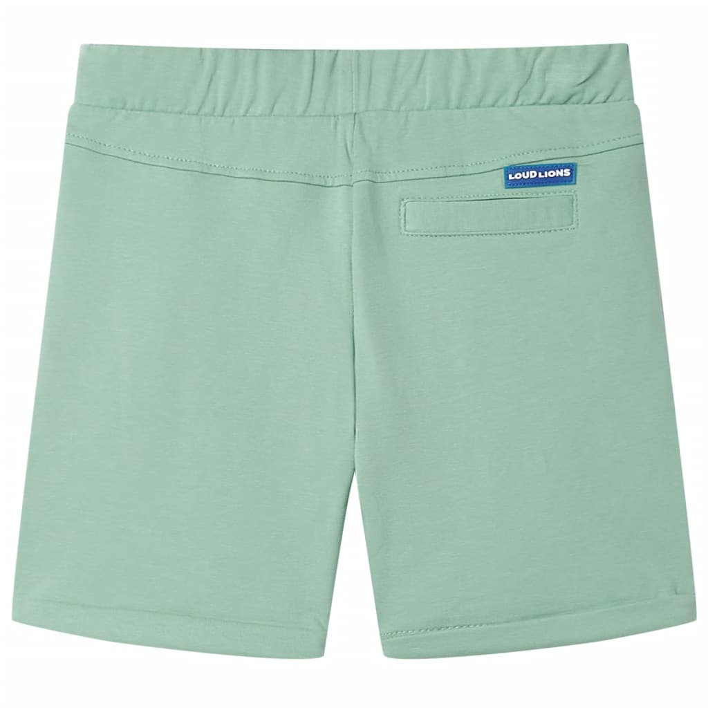 Szorty dziecięce ze sznurkiem, jasne khaki, 104