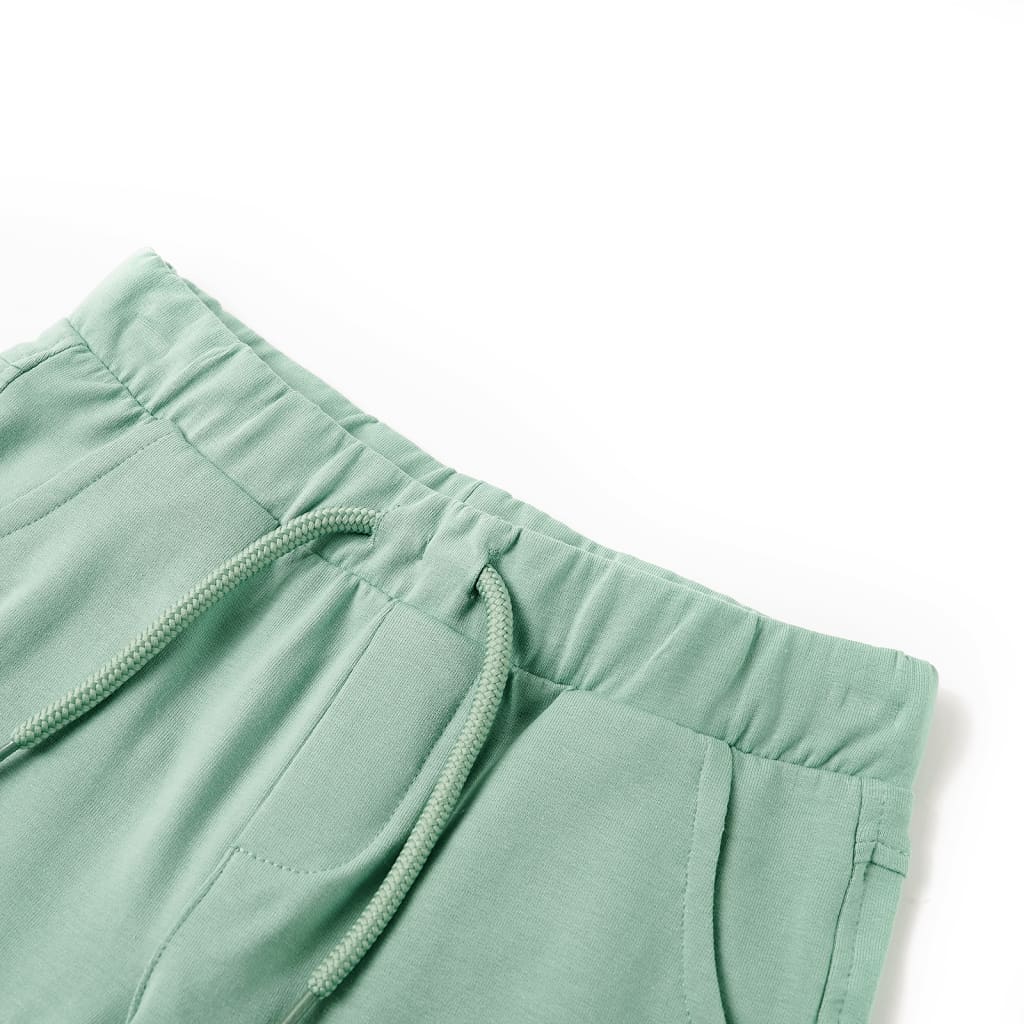 Szorty dziecięce ze sznurkiem, jasne khaki, 104