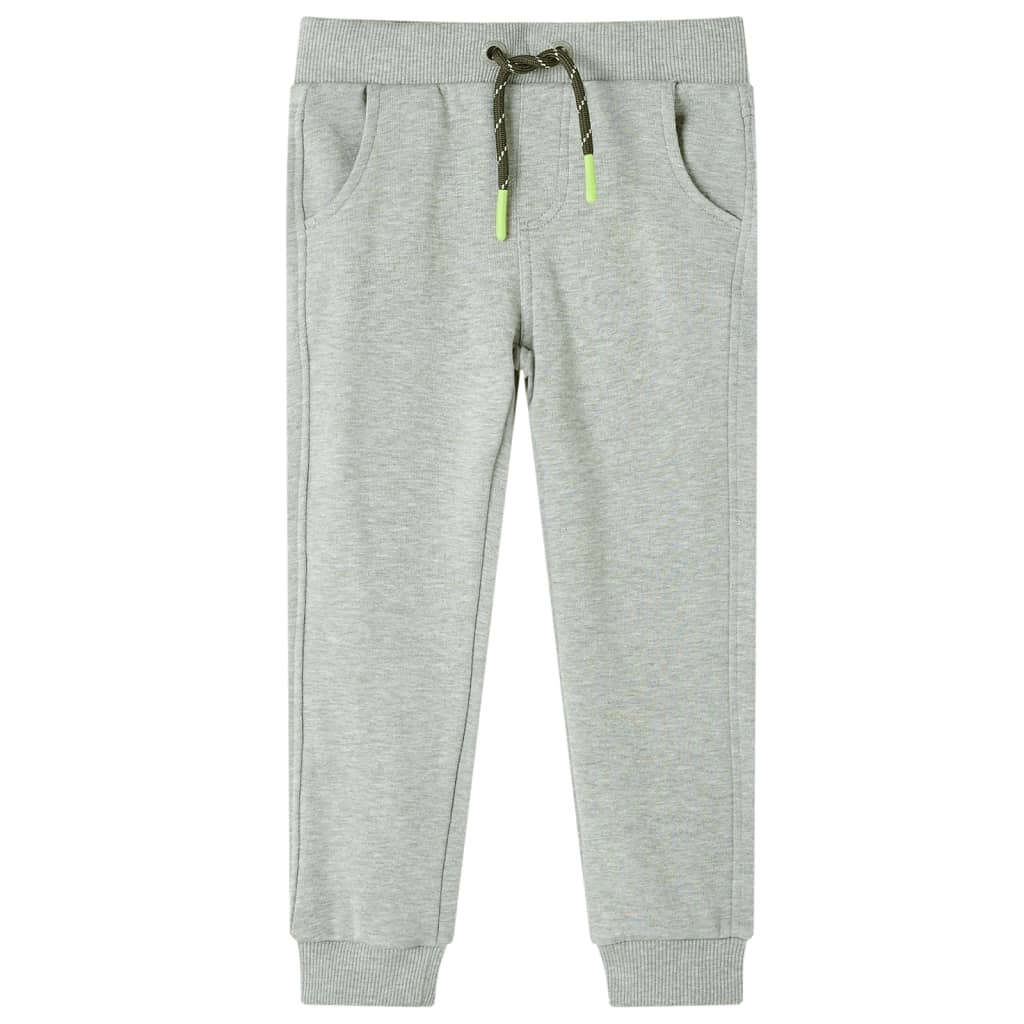 Dziecięce spodnie dresowe, jasne khaki, 104