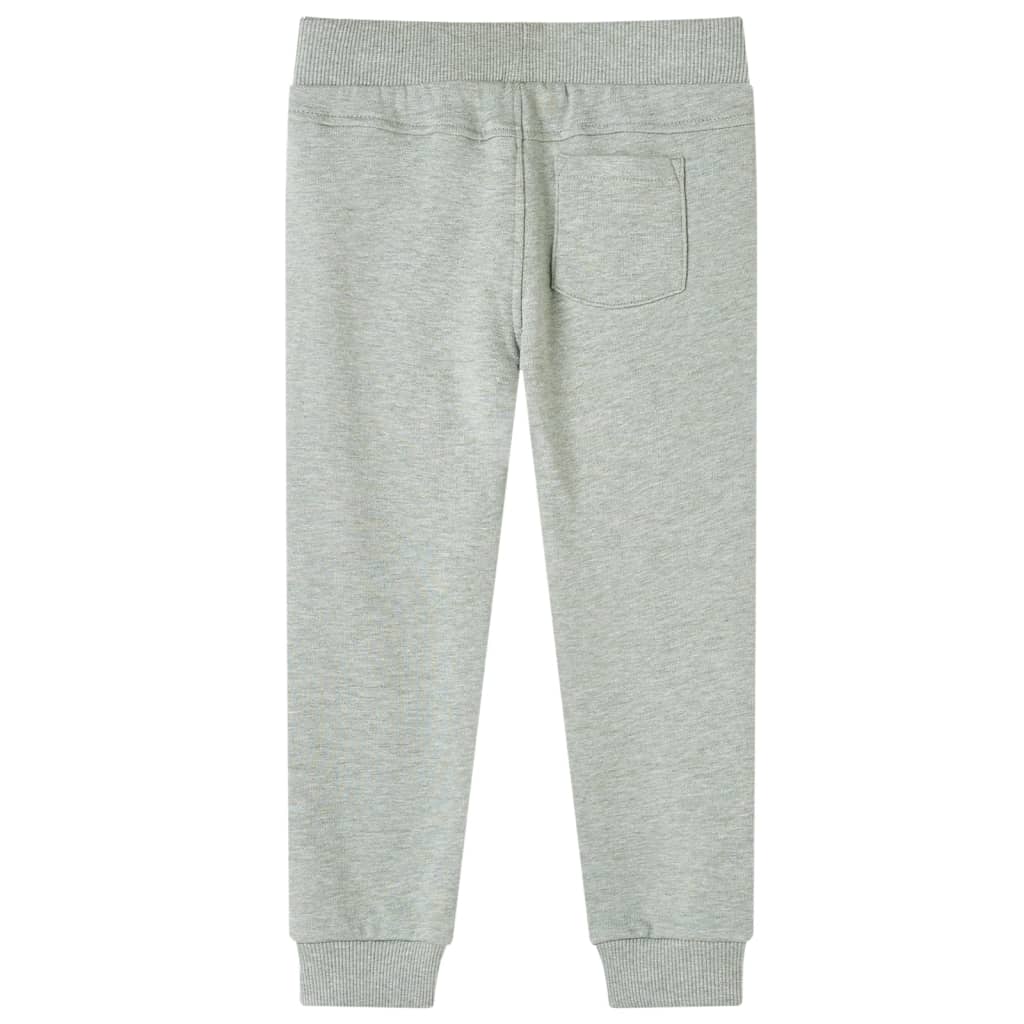 Dziecięce spodnie dresowe, jasne khaki, 104