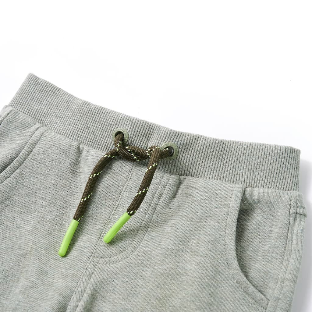 Dziecięce spodnie dresowe, jasne khaki, 104