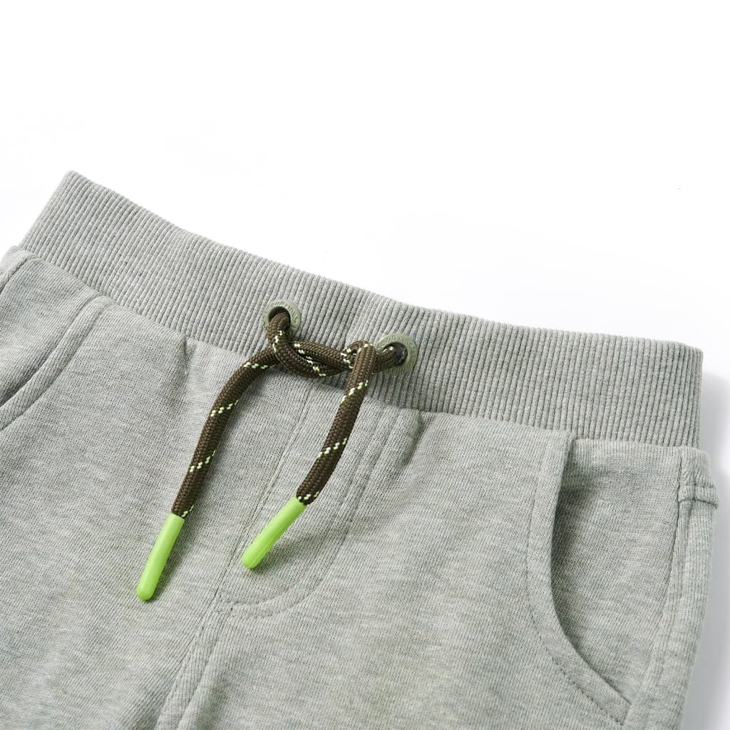 Dziecięce spodnie dresowe, jasne khaki, 116