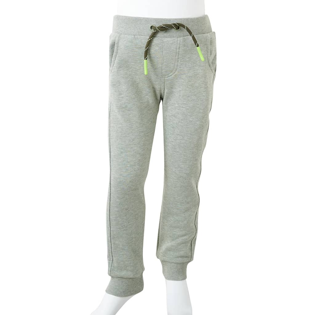 Dziecięce spodnie dresowe, jasne khaki, 116