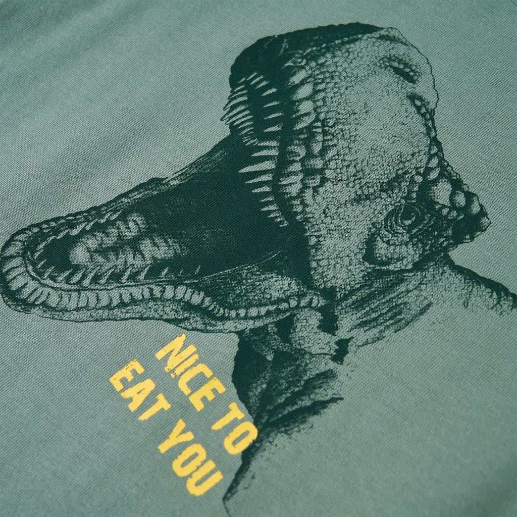 Koszulka dziecięca, khaki, 128