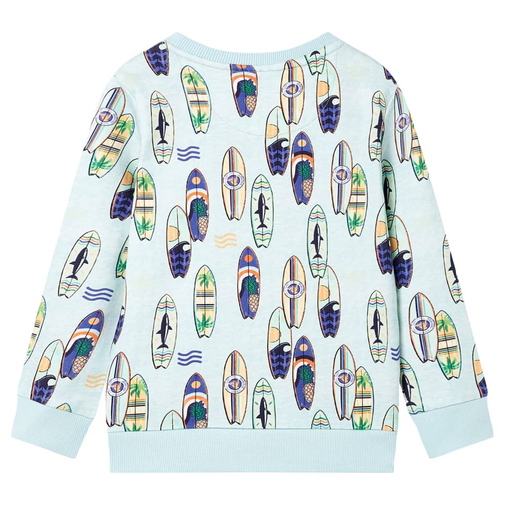 Bluza dziecięca, jasnoniebieski melanż, 116
