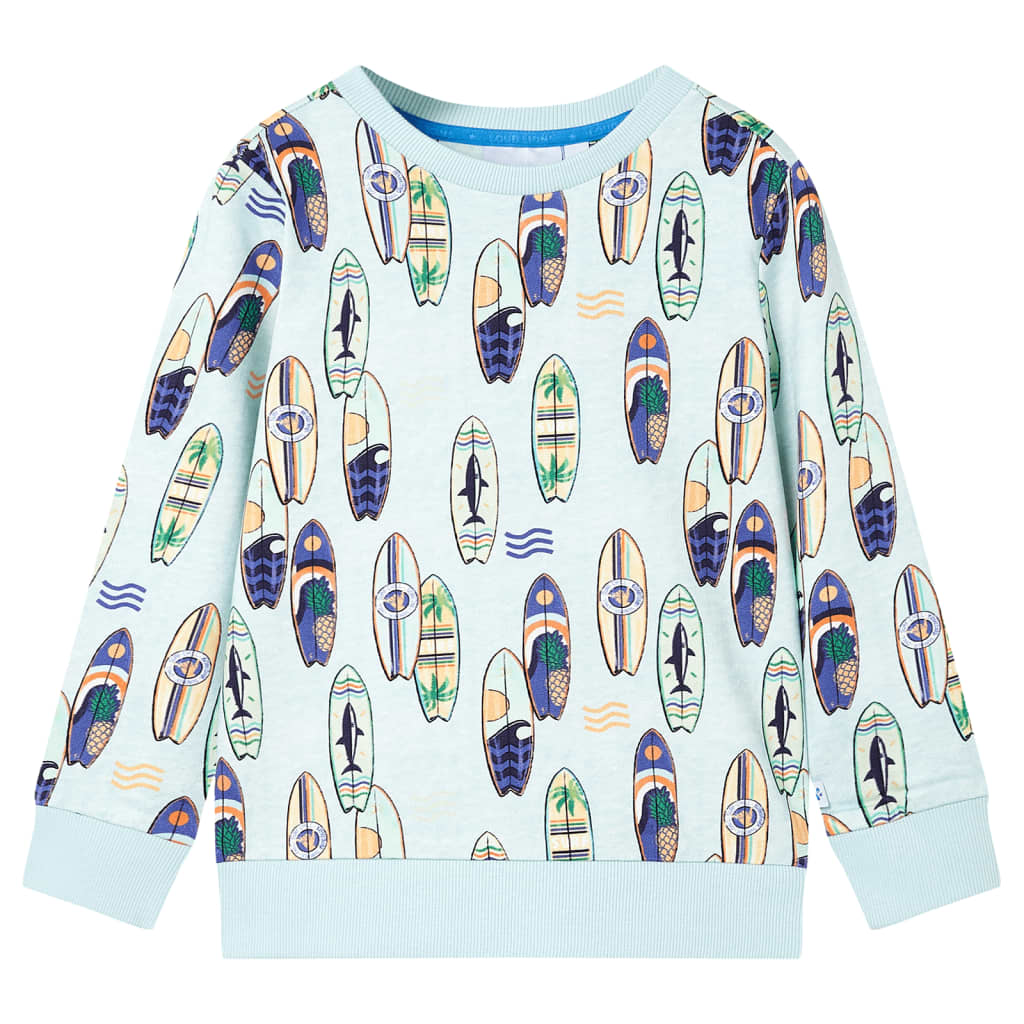 Bluza dziecięca, jasnoniebieski melanż, 140
