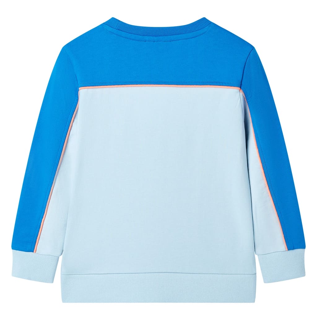 Bluza dziecięca, jasnoniebieski i jaskrawoniebieski, 104
