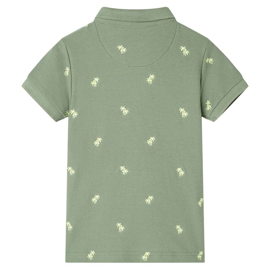 Koszulka dziecięca polo, khaki, 104
