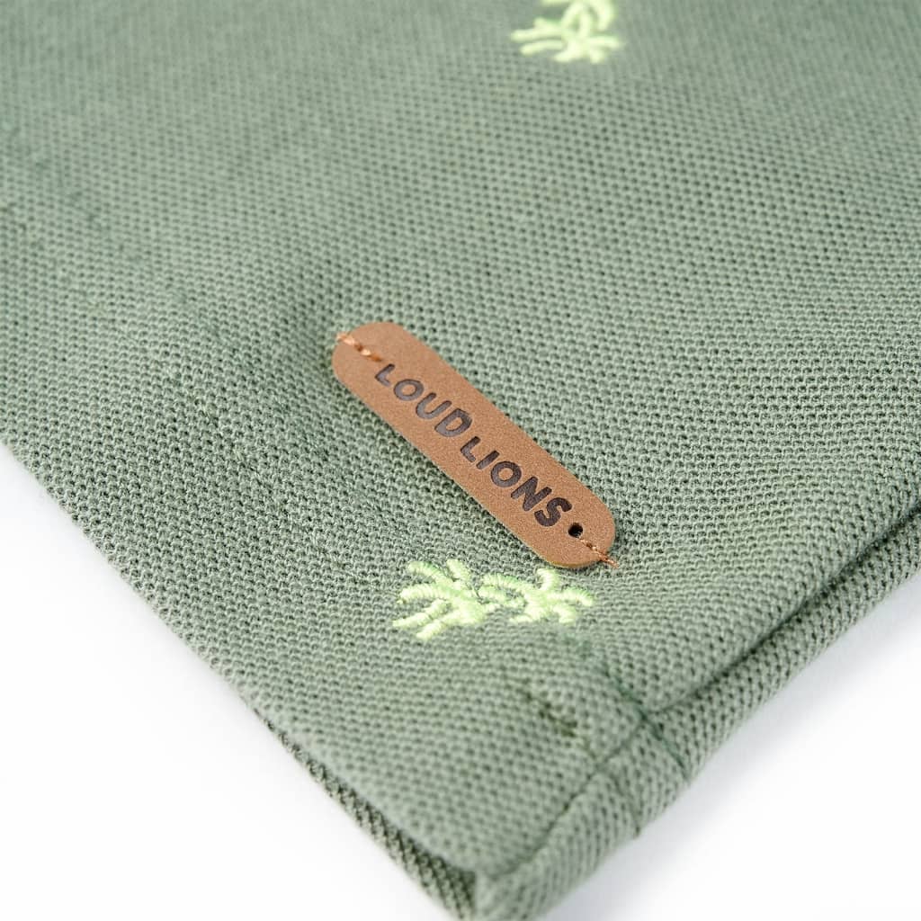 Koszulka dziecięca polo, khaki, 116