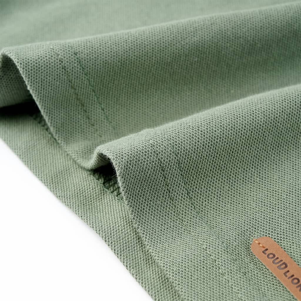 Koszulka dziecięca polo, khaki, 128