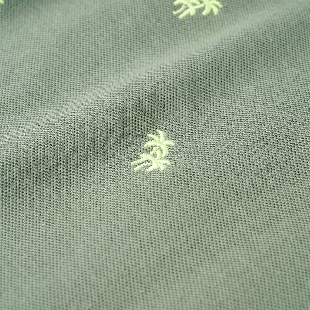 Koszulka dziecięca polo, khaki, 140