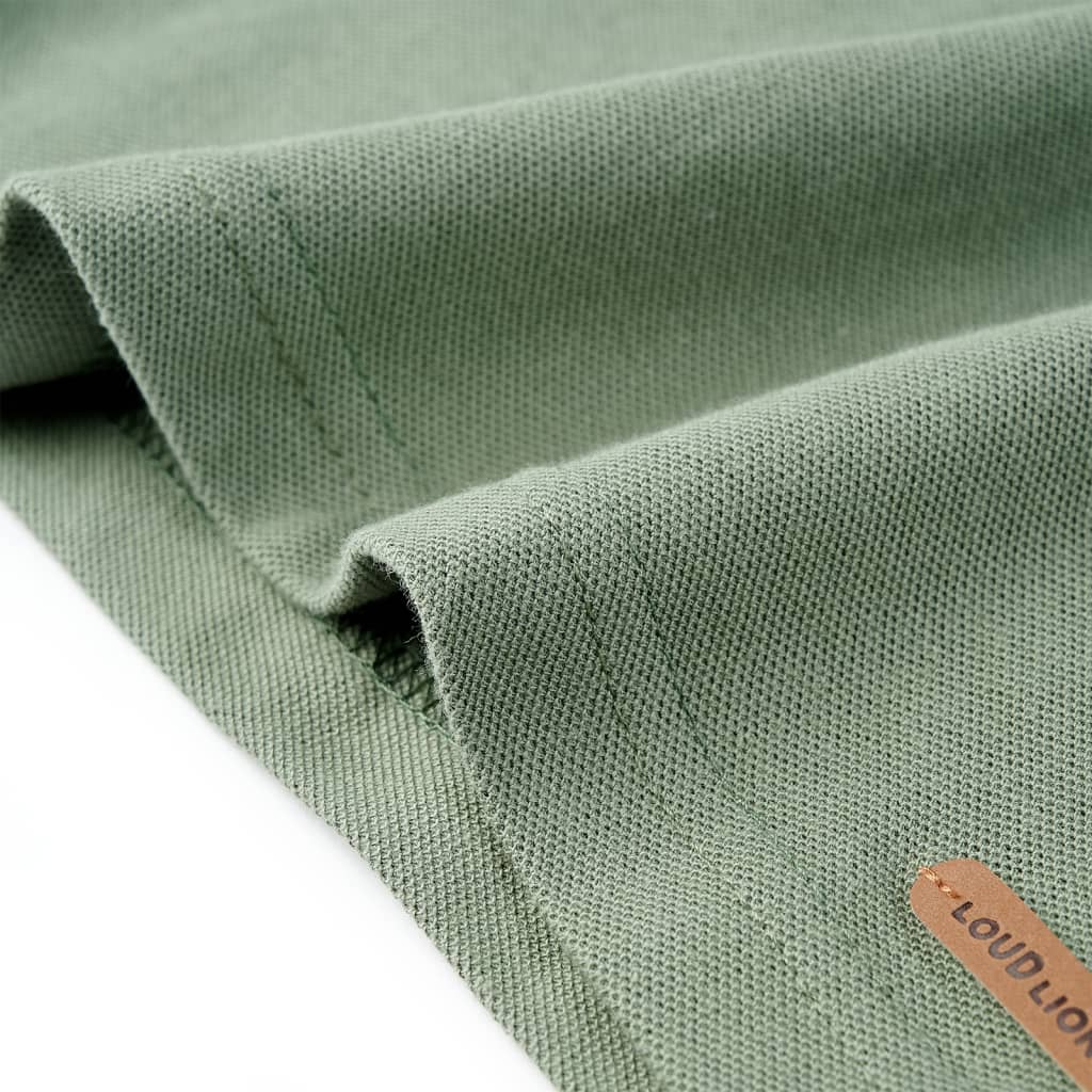 Koszulka dziecięca polo, khaki, 140