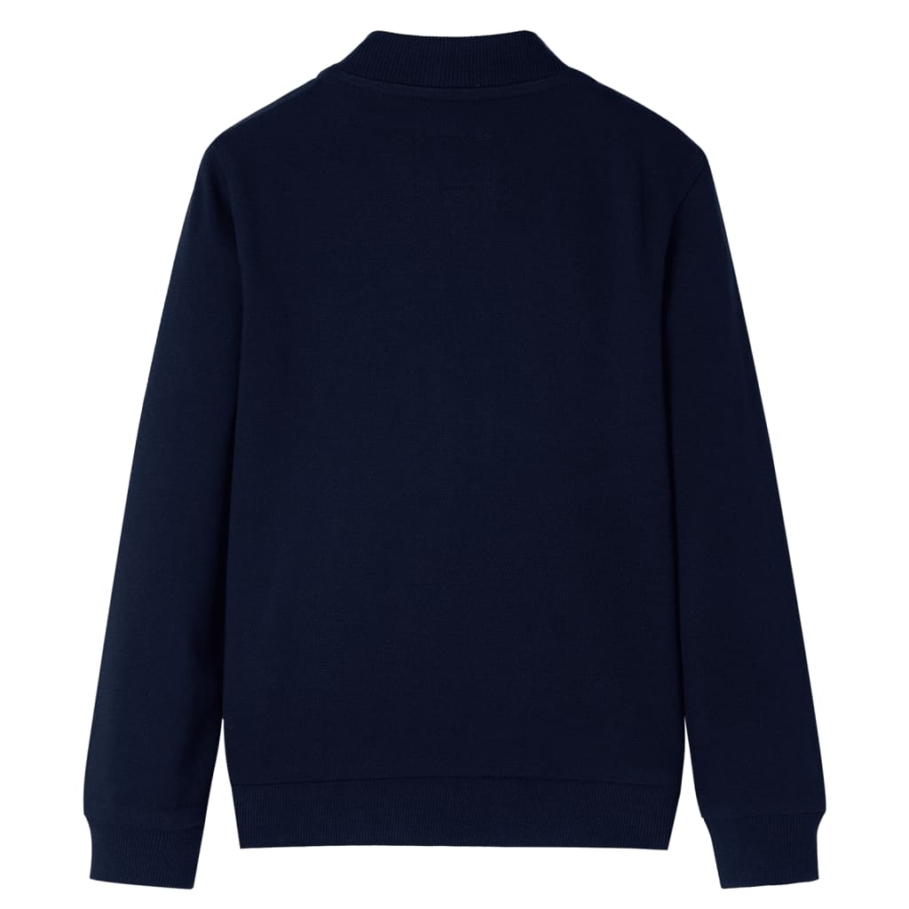 Bluza dziecięca z zapięciem na suwak, granatowa, 104