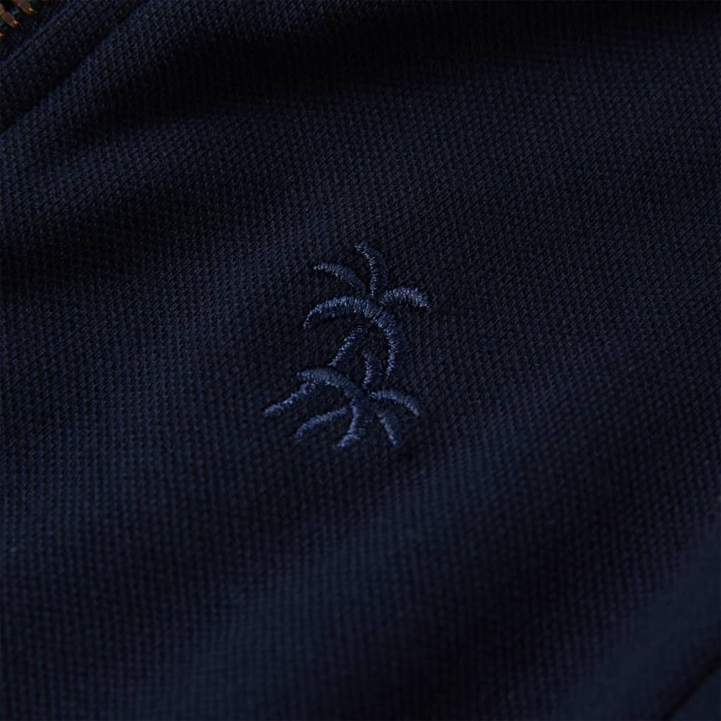 Bluza dziecięca z zapięciem na suwak, granatowa, 104
