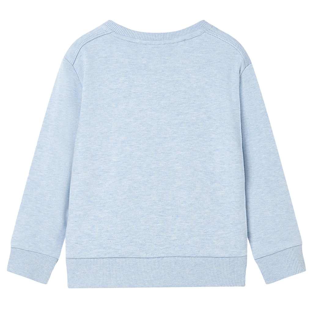 Bluza dziecięca, jasnoniebieski melanż, 104