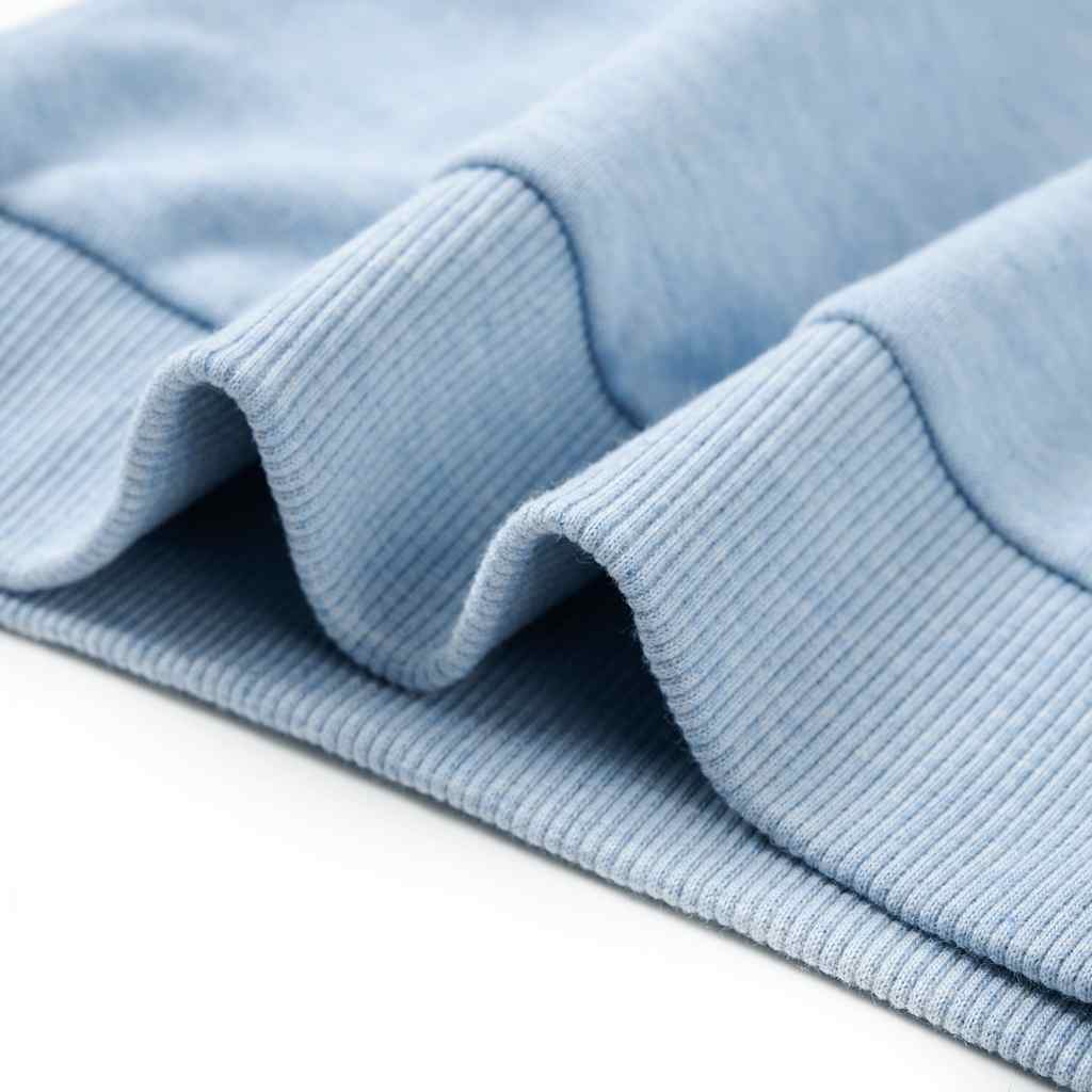 Bluza dziecięca, jasnoniebieski melanż, 104