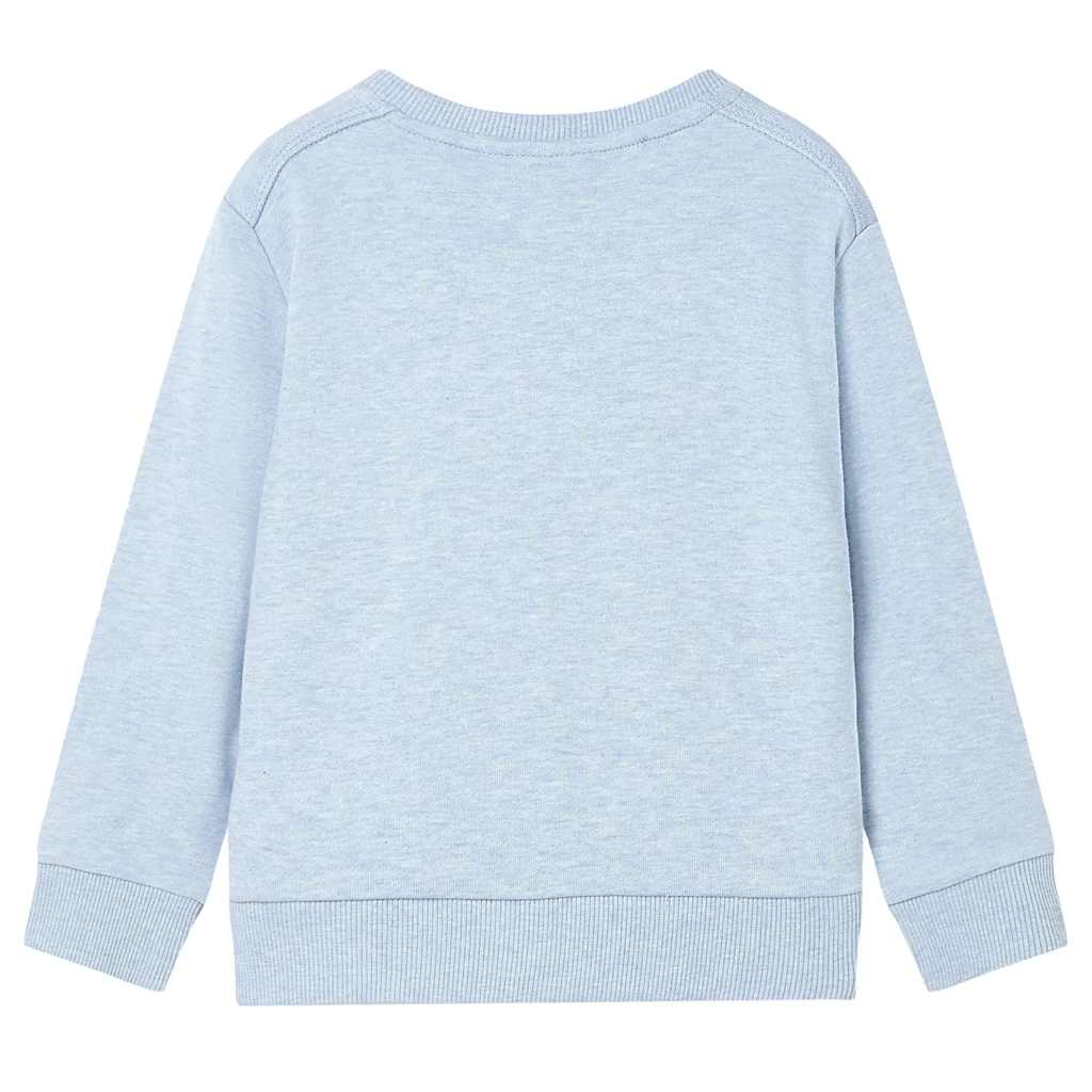 Bluza dziecięca, jasnoniebieski melanż, 128