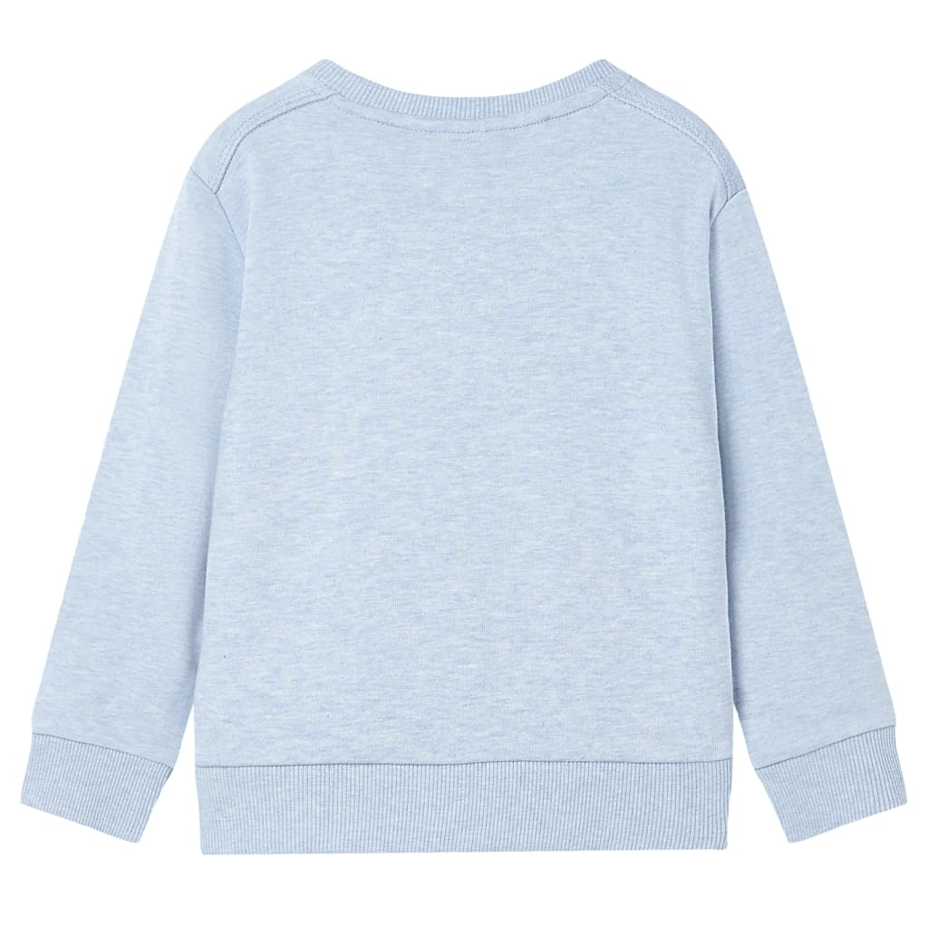 Bluza dziecięca, jasnoniebieski melanż, 140