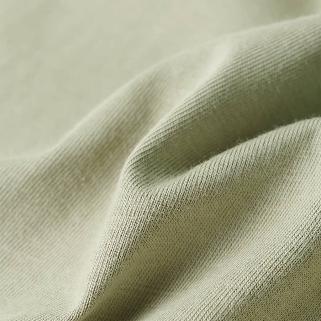Koszulka dziecięca z krótkimi rękawami, jasne khaki, 116