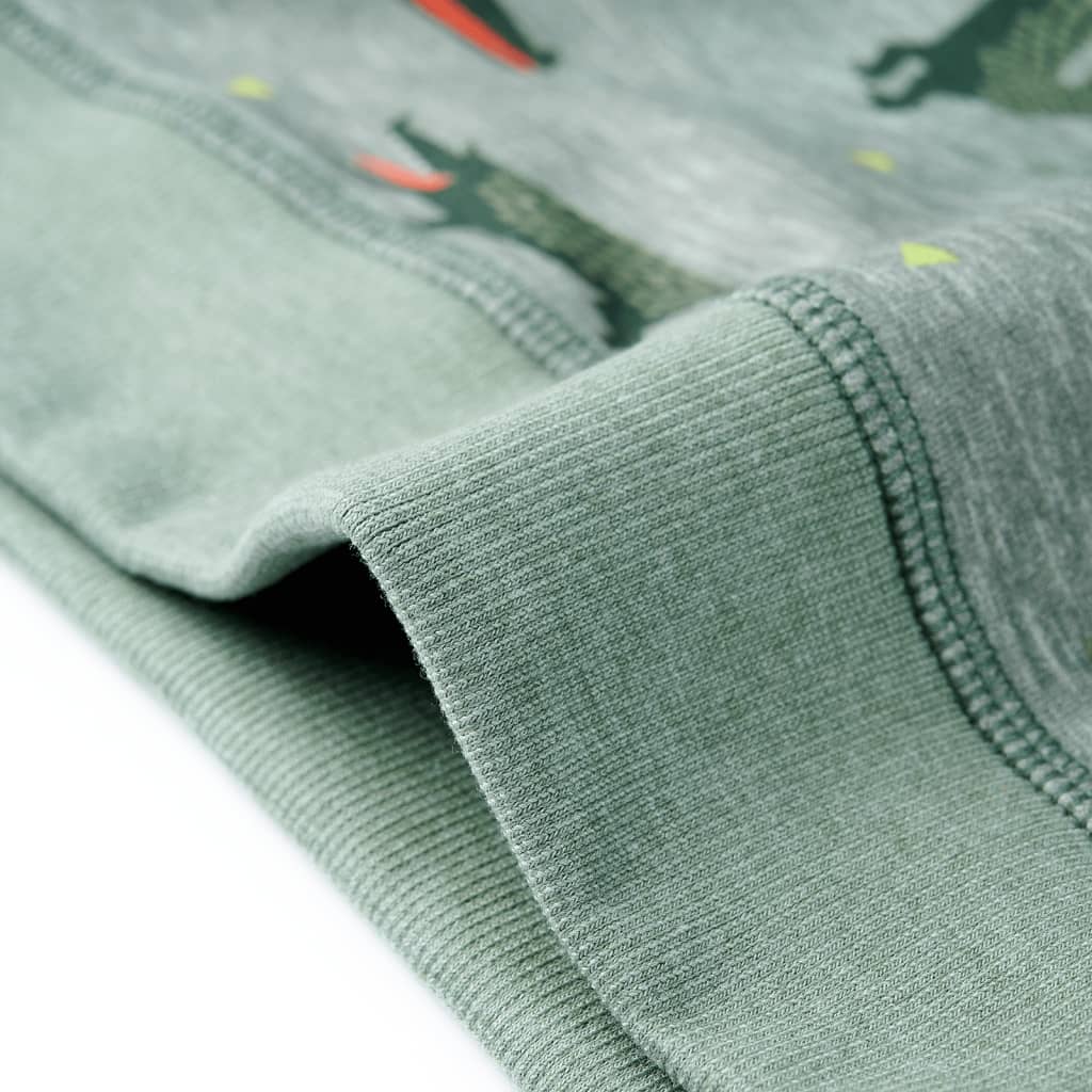 Bluza dziecięca, jasny melanż khaki, 92