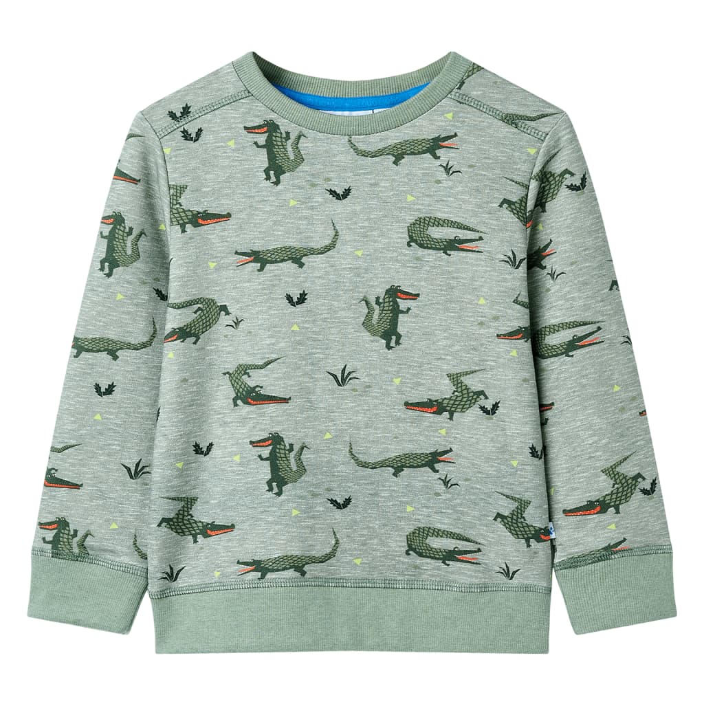 Bluza dziecięca, jasne khaki melanżowe, 116