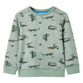 Bluza dziecięca, jasne khaki melanżowe, 116