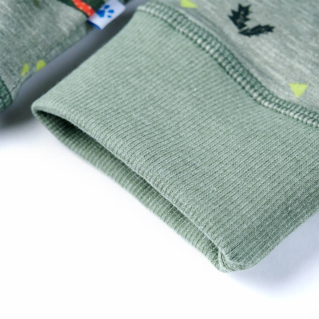 Bluza dziecięca, jasne khaki melanżowe, 116