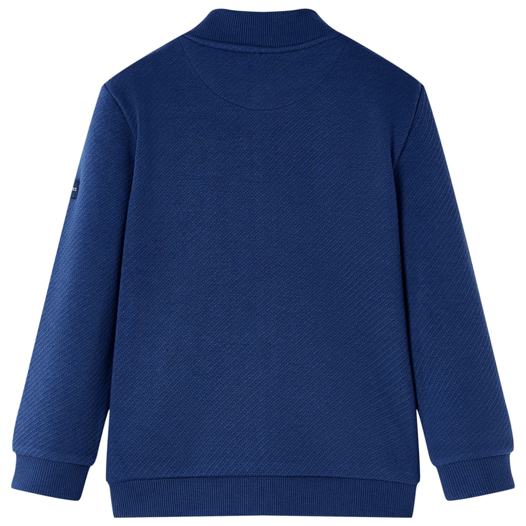 Bluza dziecięca z zapięciem na suwak, granatowa, 92