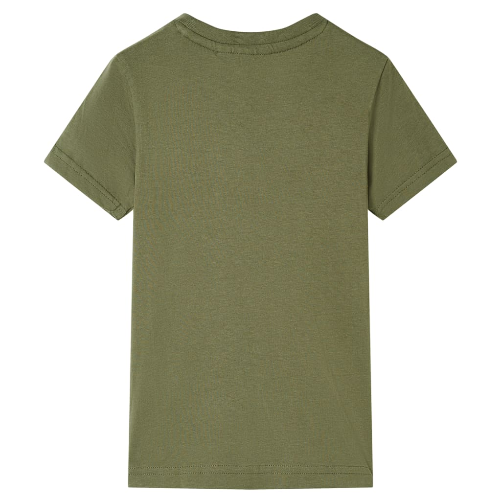 Koszulka dziecięca, khaki, 104