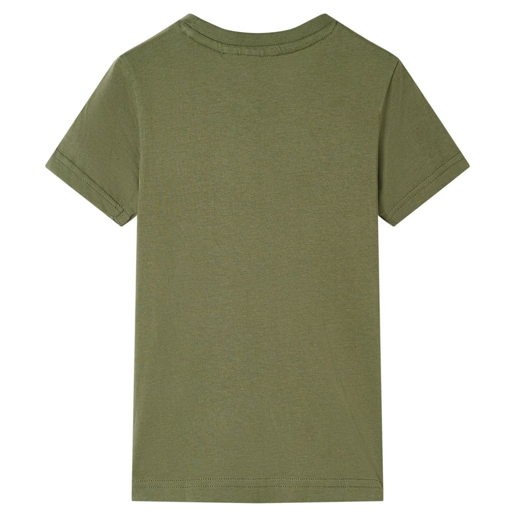 Koszulka dziecięca, khaki, 116
