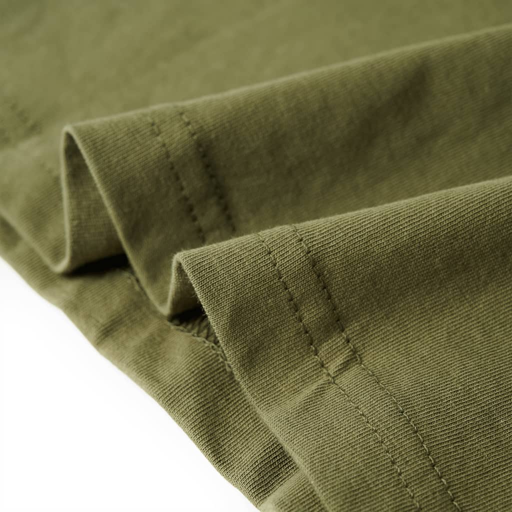 Koszulka dziecięca, khaki, 116