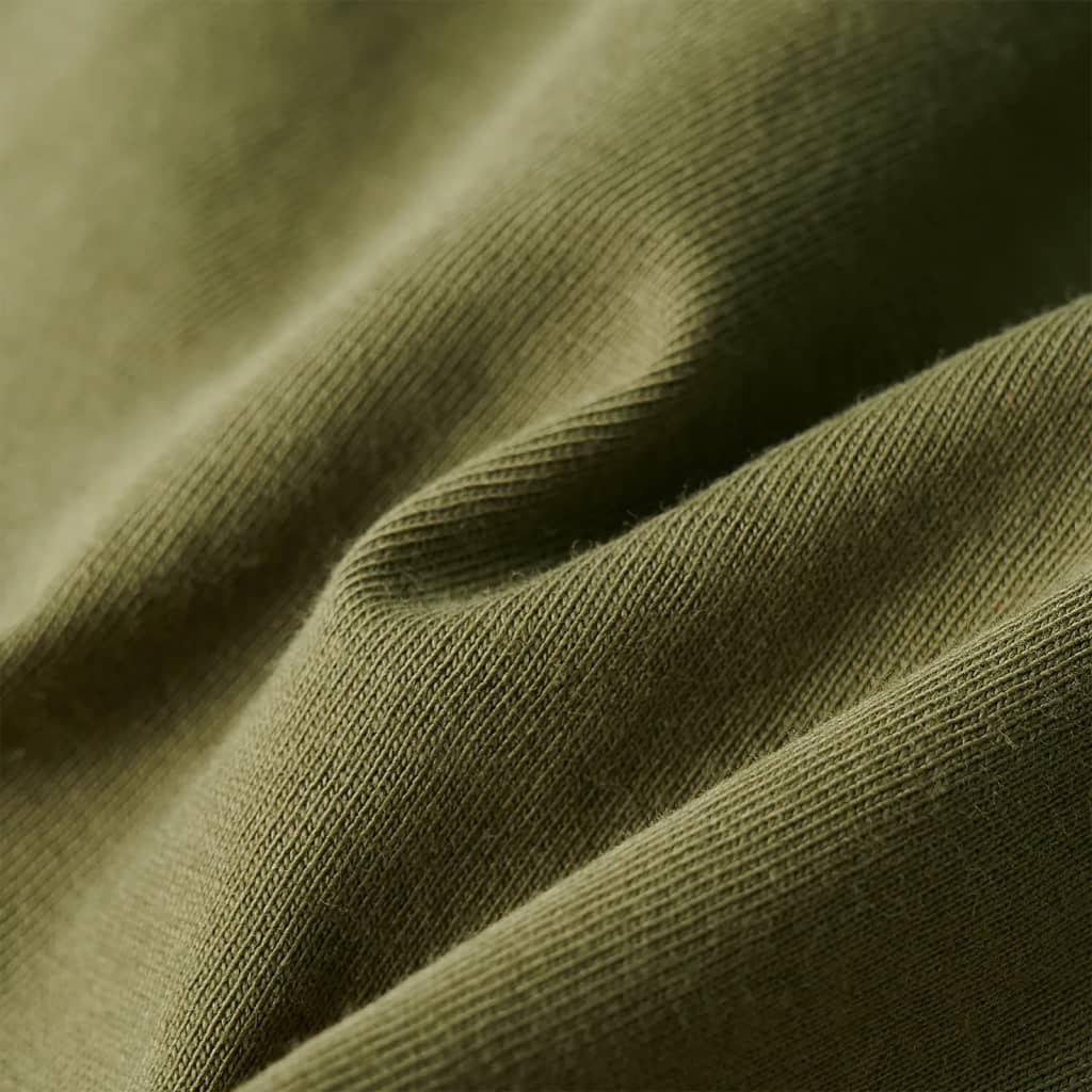 Koszulka dziecięca, khaki, 140