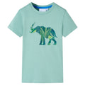 Koszulka dziecięca, jasne khaki, 140