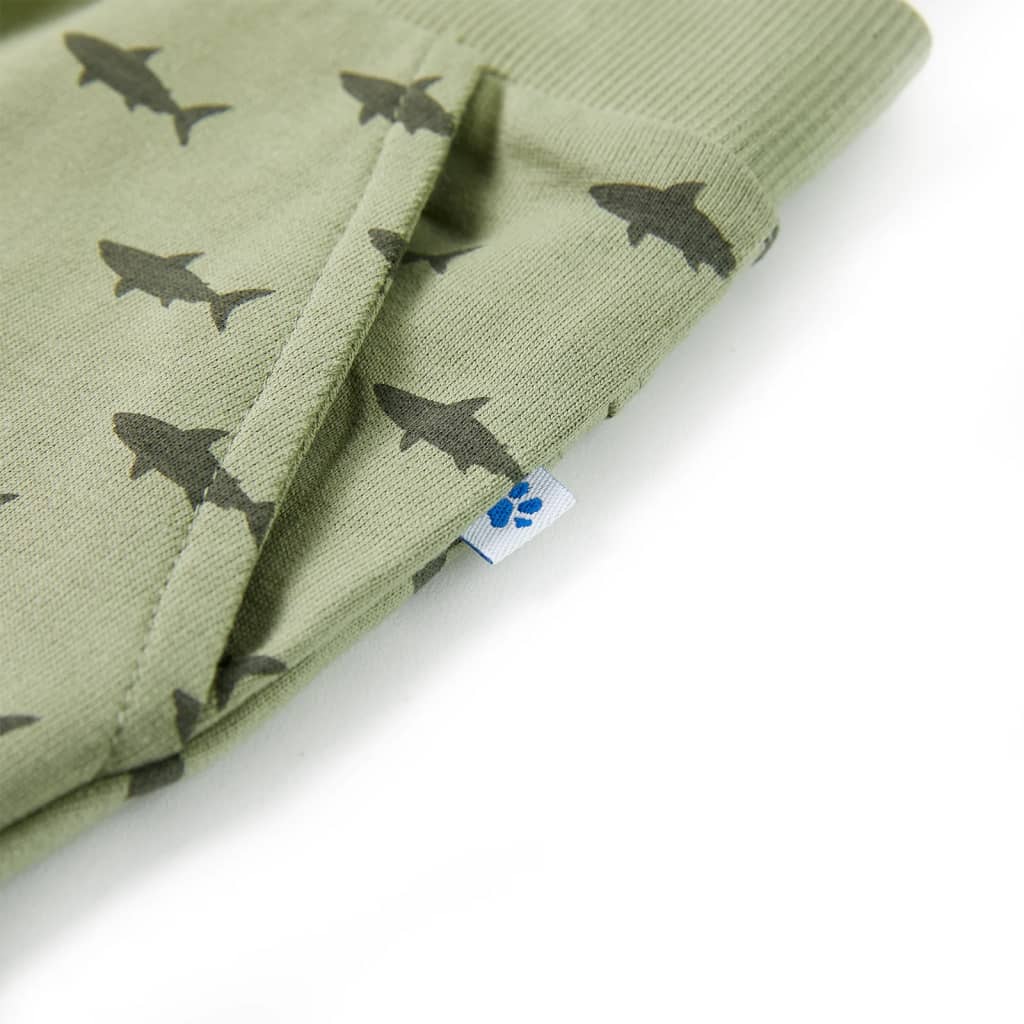 Szorty dziecięce ze sznurkiem, jasne khaki, 128