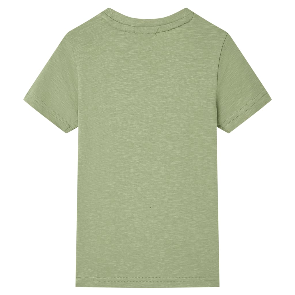 Koszulka dziecięca, jasne khaki, 128