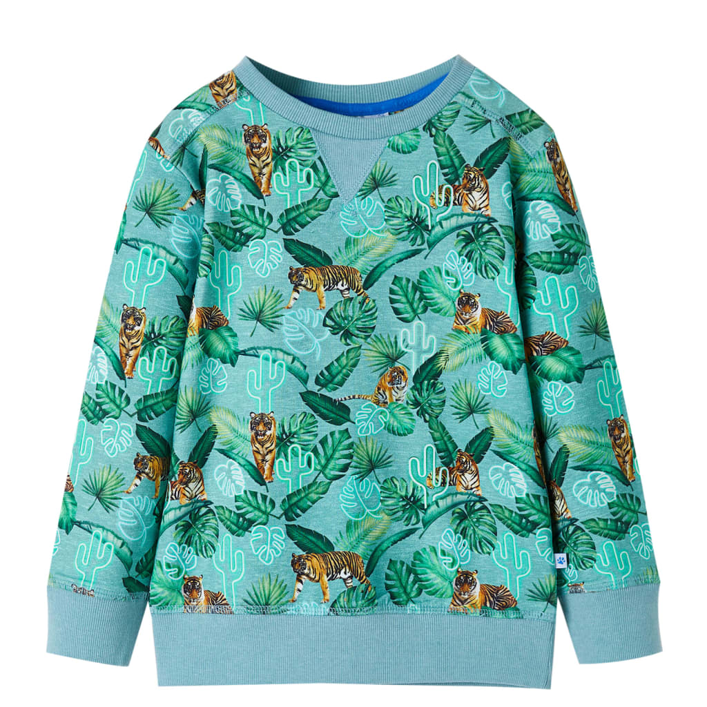 Bluza dziecięca, jasnozielony melanż, 92