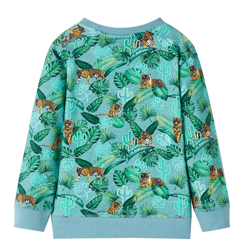 Bluza dziecięca, jasnozielony melanż, 92