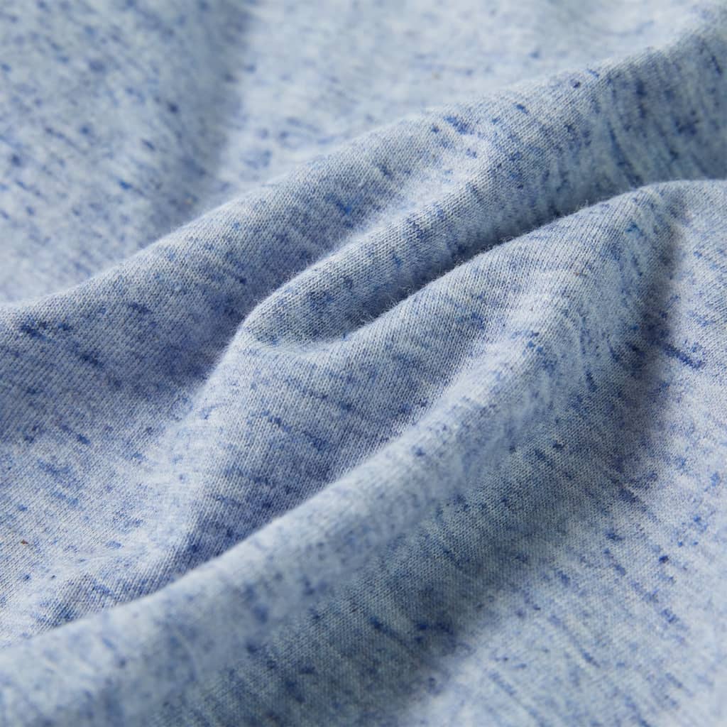 Dziecięca koszulka bez rękawów, niebieski melanż, 128