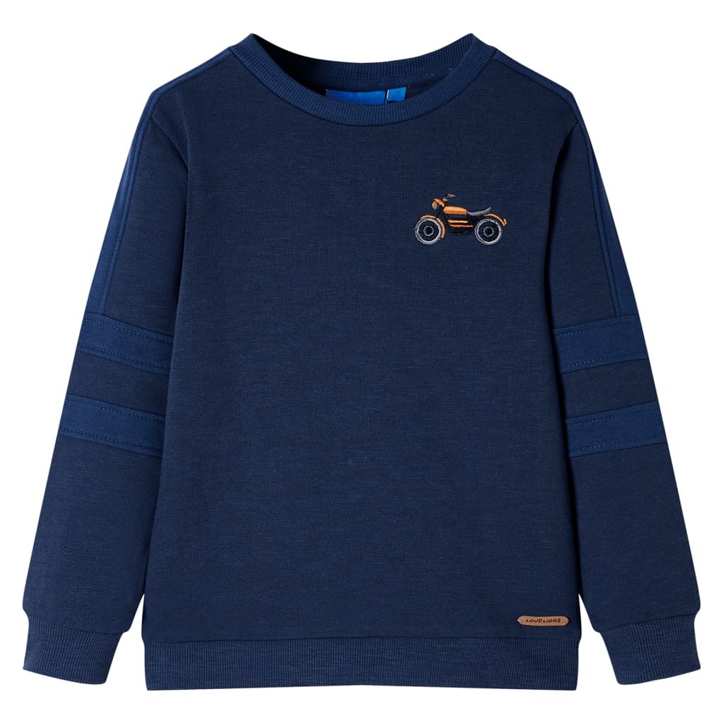 Bluza dziecięca, granatowy melanż, 104