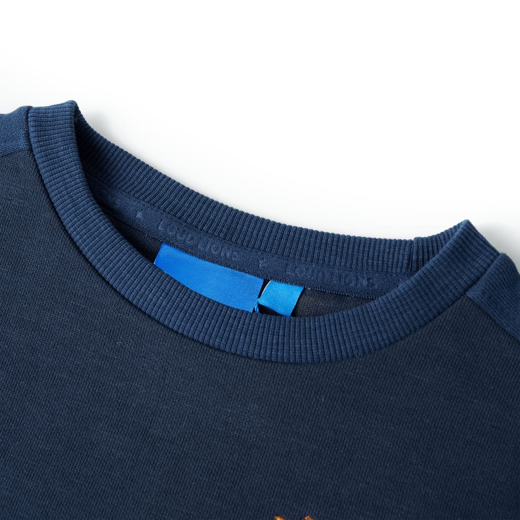 Bluza dziecięca, granatowy melanż, 104