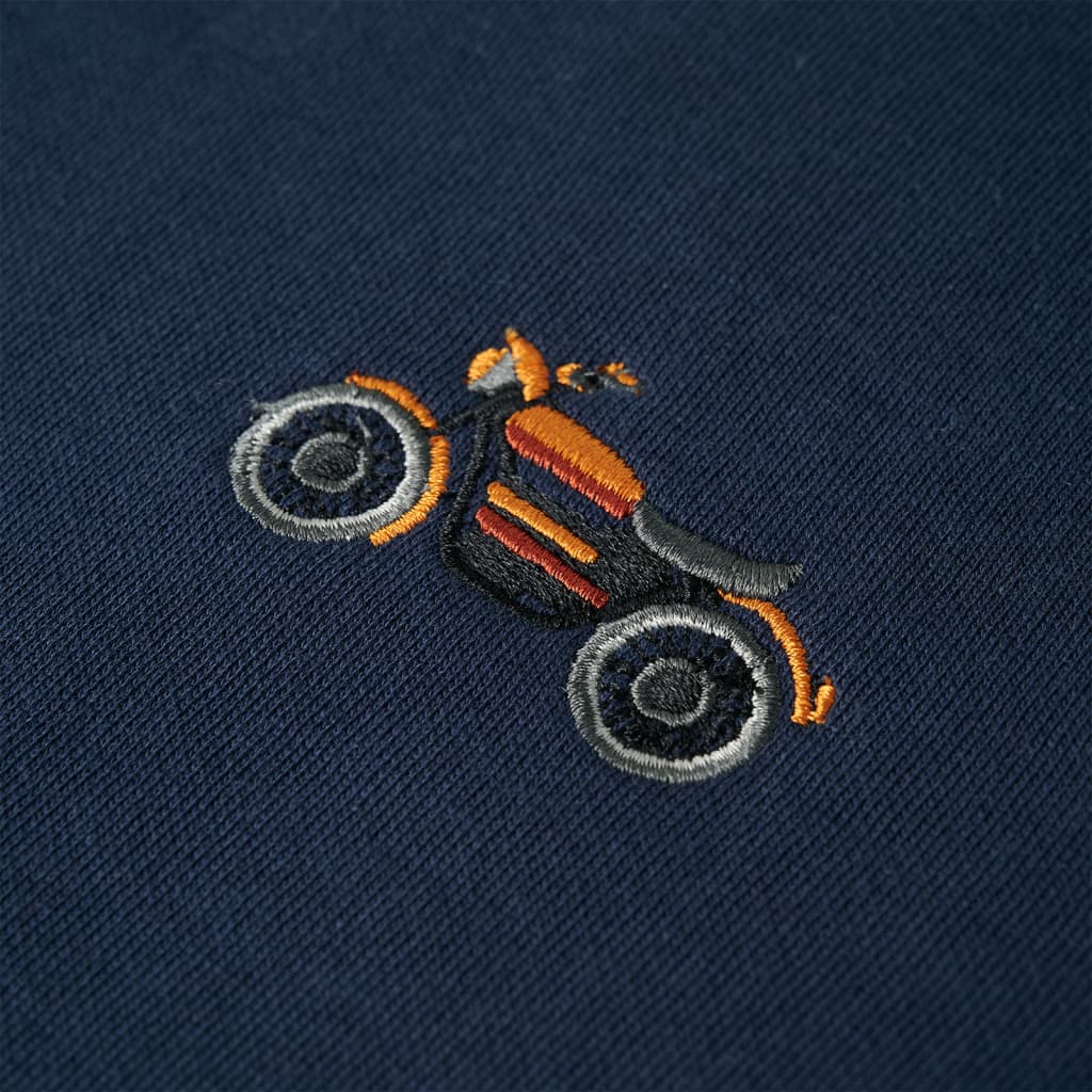 Bluza dziecięca, granatowy melanż, 104