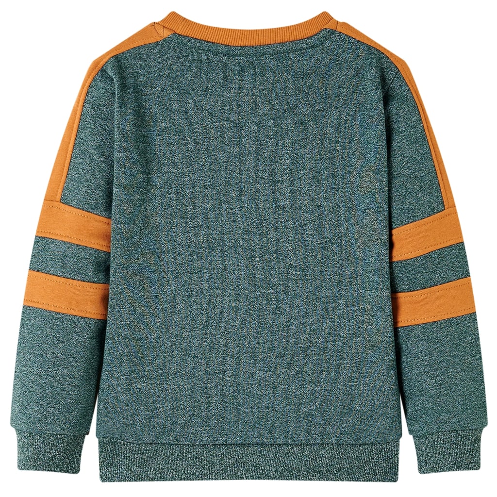 Bluza dziecięca, ciemnozielony melanż, 92