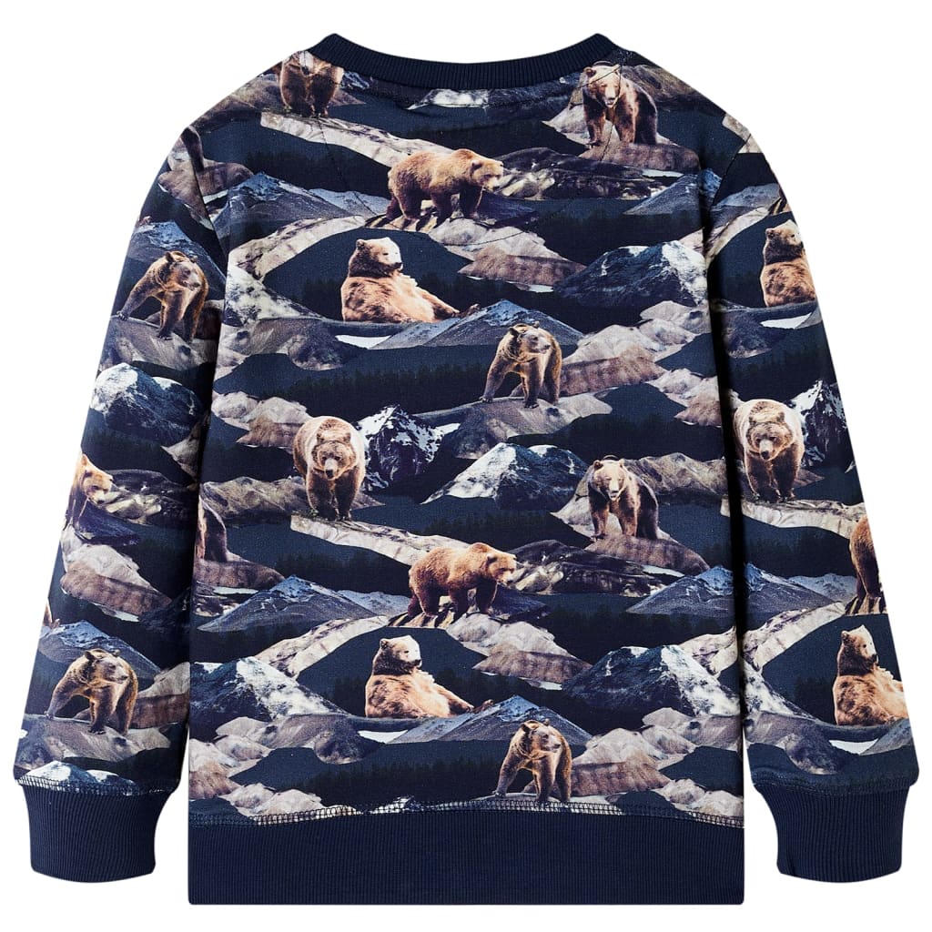 Bluza dziecięca, granatowa, 128