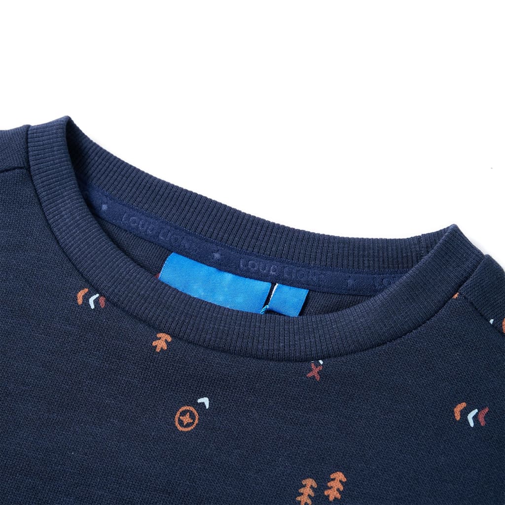 Bluza dziecięca, granatowy melanż, 92