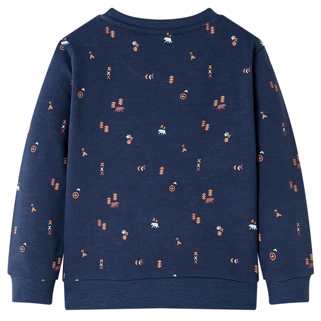 Bluza dziecięca, granatowy melanż, 116