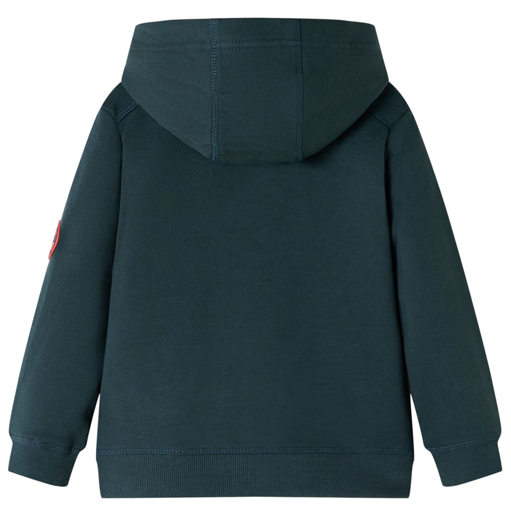Bluza dziecięca, ciemnozielona, 116