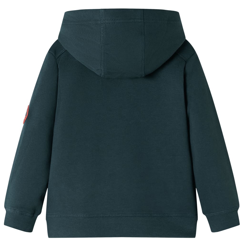 Bluza dziecięca, ciemnozielona, 140