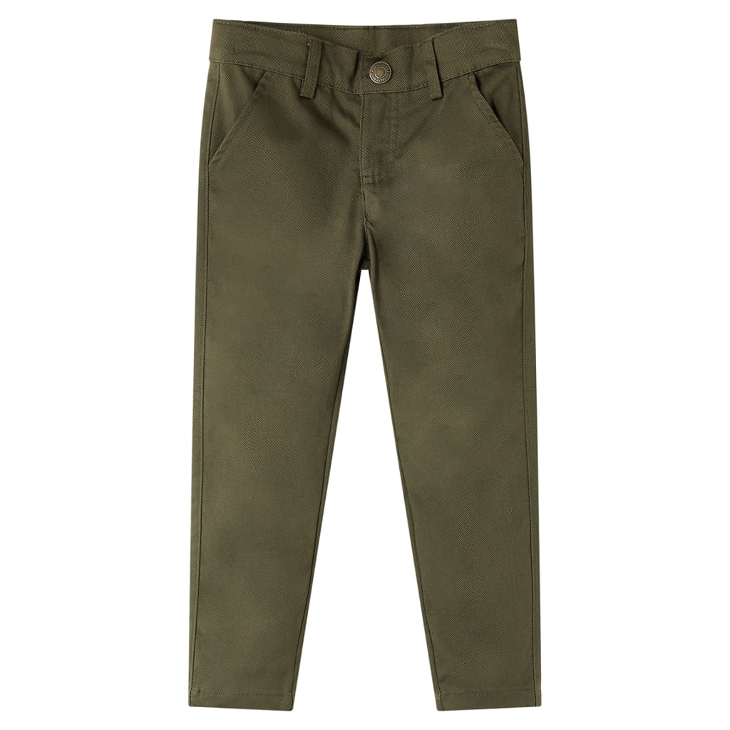 Spodnie dziecięce w kolorze khaki, 104