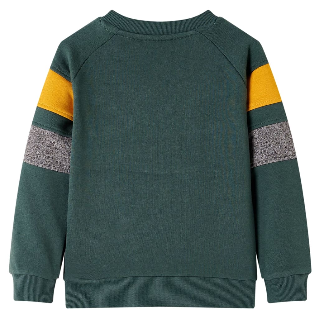 Bluza dziecięca, ciemnozielona, 104